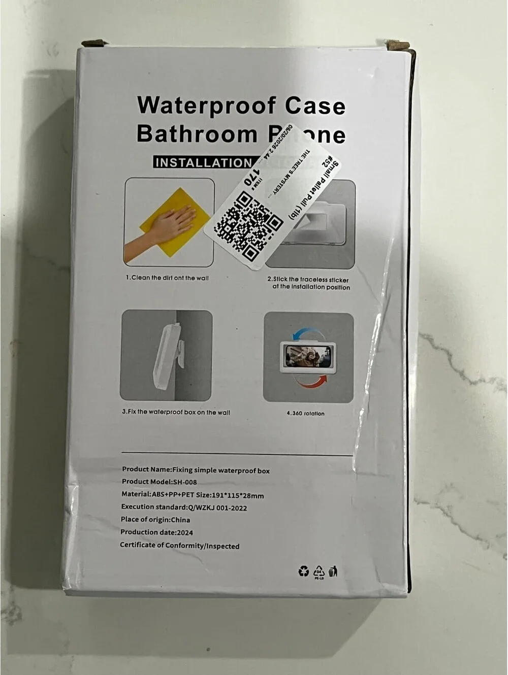 Phon Bath Waterproof Shower Phone Case